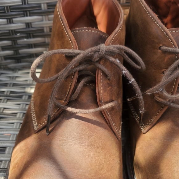 Johnston & Murphy Men's Sheepskin Chukka Boots Size 8.5 EUC - Picture 9 of 9